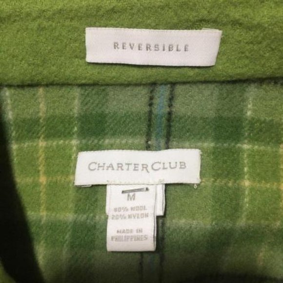 Charter Club Reversible Wool BlendJacket Skirt Set - Picture 4 of 4
